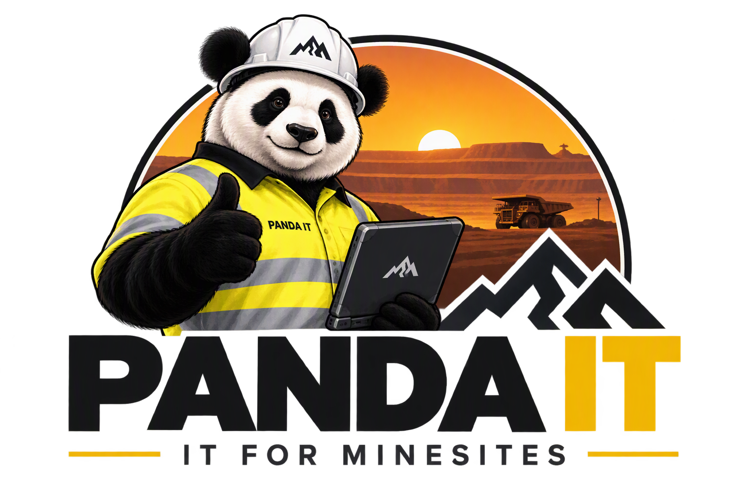 Panda IT — IT for Minesites logo